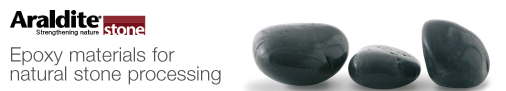 Araldite Stone: Epoxy materials for natural stone processing.