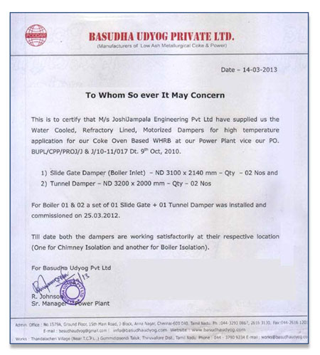 Basudha-Udyog-Private-Limited-High-Temp-Damper