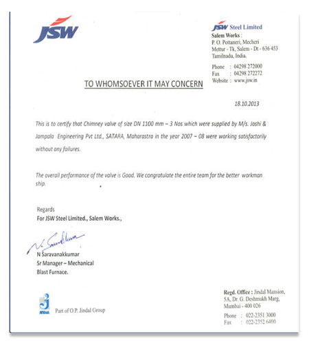 JSW-Chimney-Valve-Single-Disc-Gate-Valve