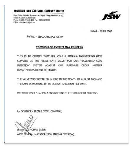 JSW-Siscol-Slide-Gate-Valve
