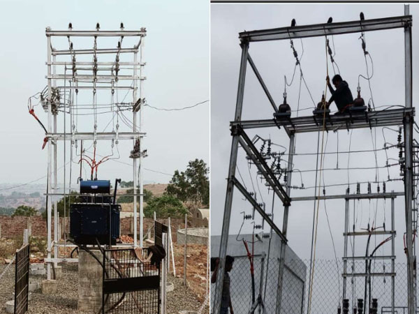 Transformer Installation with Two and Four Poles