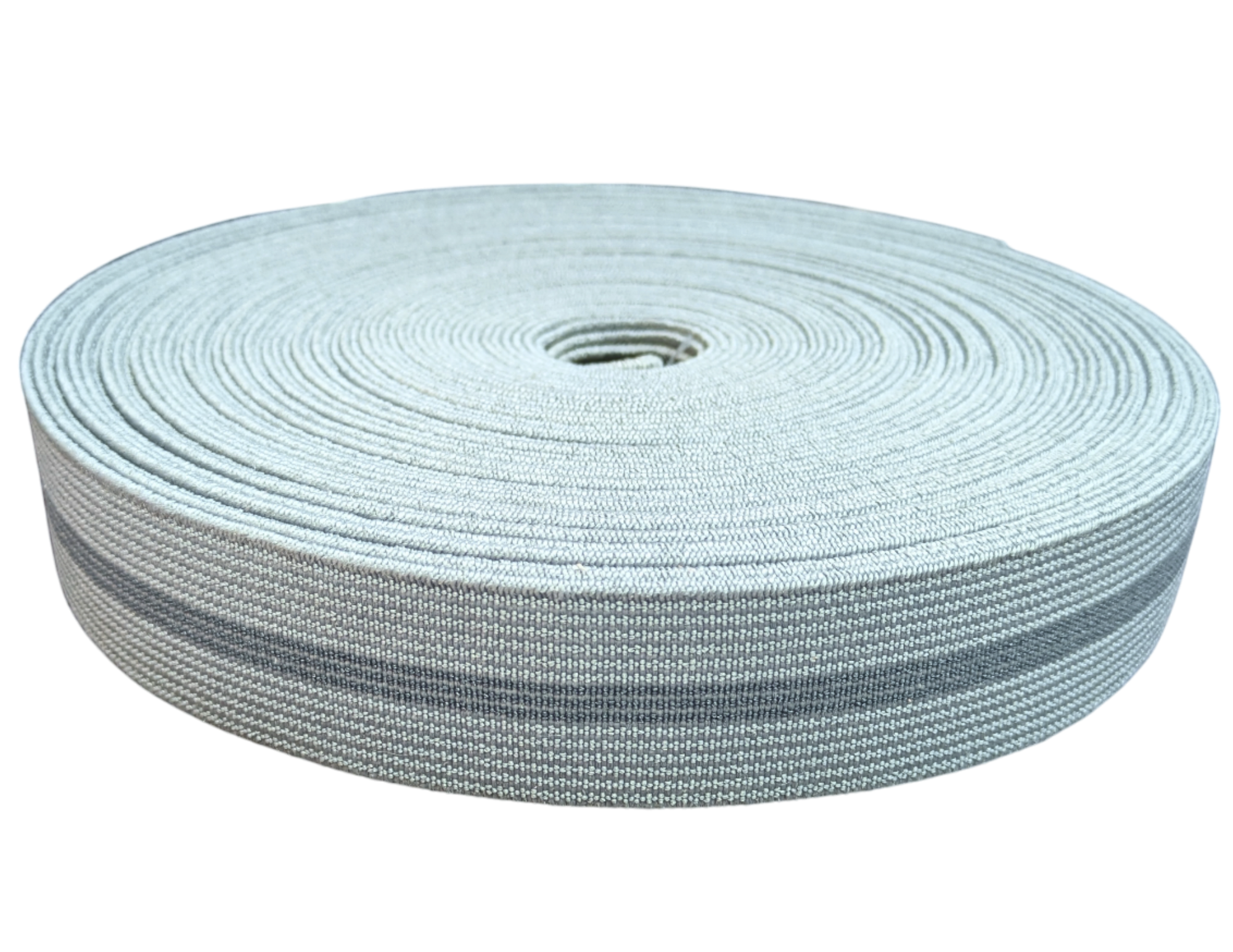 Gray striped plain elastic tape