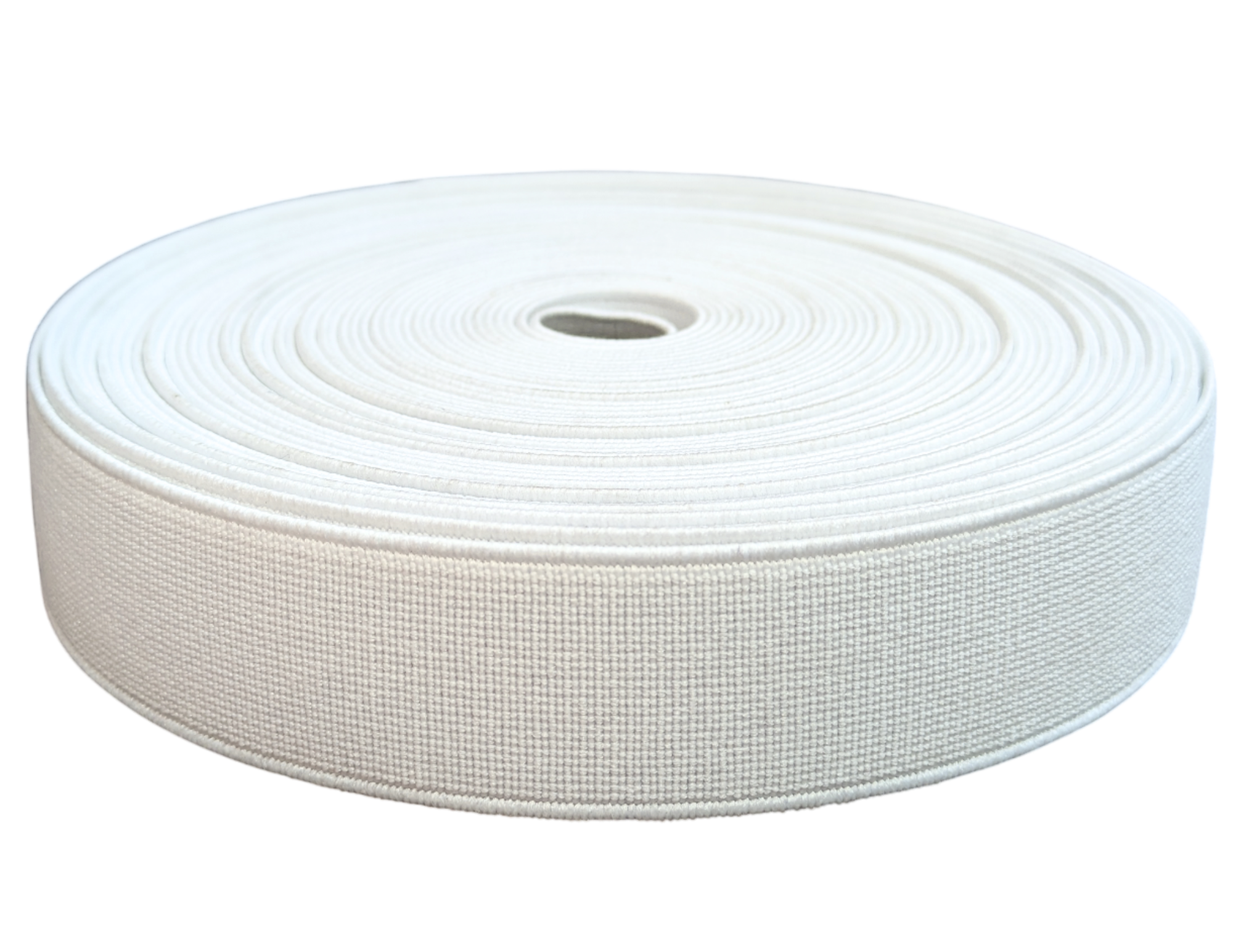 White plain elastic tape