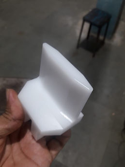 White Plastic Part